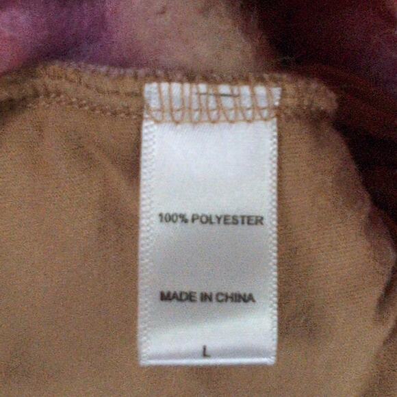 Koolaburra Ugg Hooded Vest Womens L Multicolor Soft Fleece Open Front Cozy - Picture 5 of 8